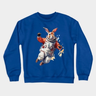 The Great Rabbit of the Galaxy Crewneck Sweatshirt